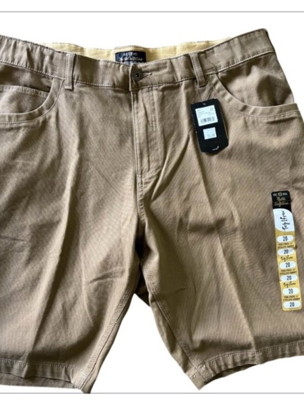 Noble Outfitters Tag Free NWT Coyote Brown 11” Utility Women’s Cargo Shorts Size